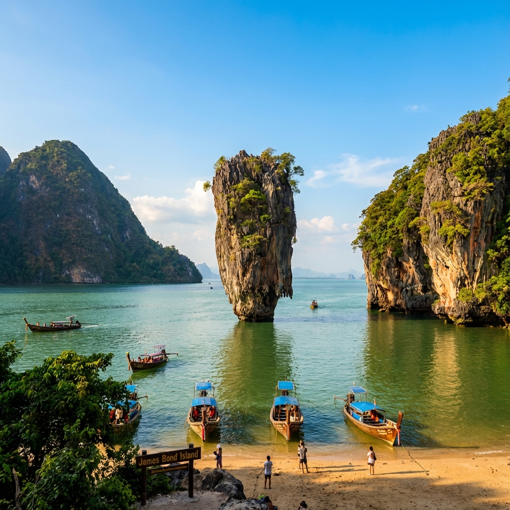 James Bond Island dans la baie de Phang Nga